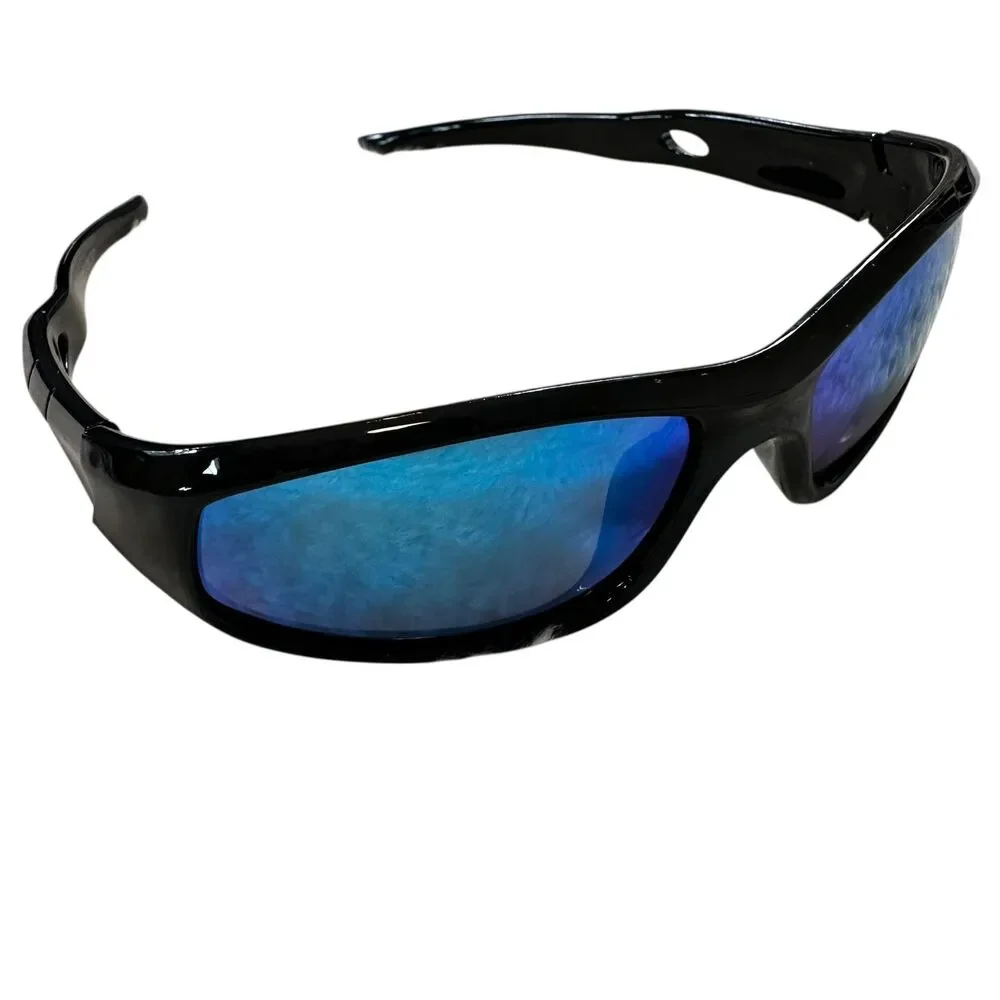 Aoduoke Kids Black Sports Blue Polarized Lens Flexible Sunglasses